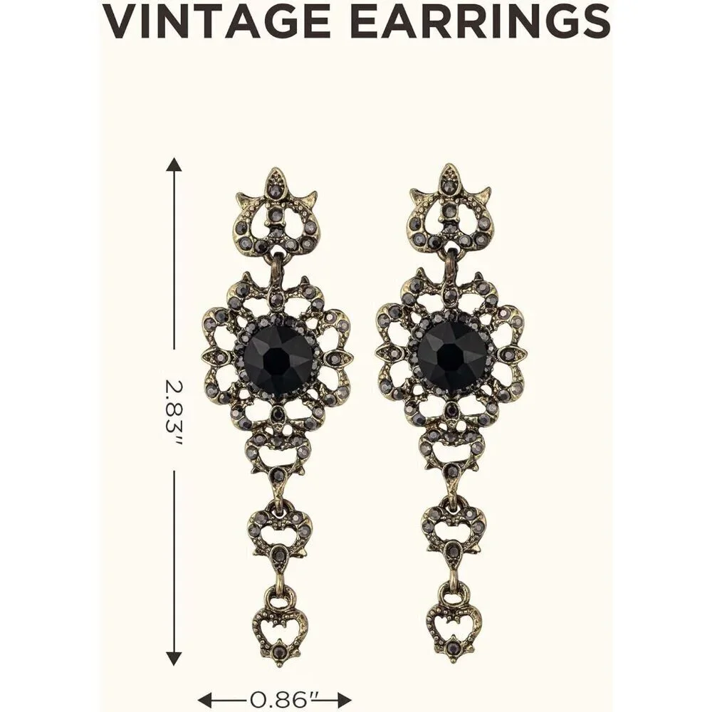 1920s Flapper Accessories Set Pearl Necklace Gloves Earrings for Vintage Parties